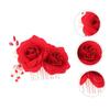 Baluue Bridal Rose Flower Hair Comb Wedding Headpiece Comb Rhinestone Headbands for Women Wedding Headdress view 4