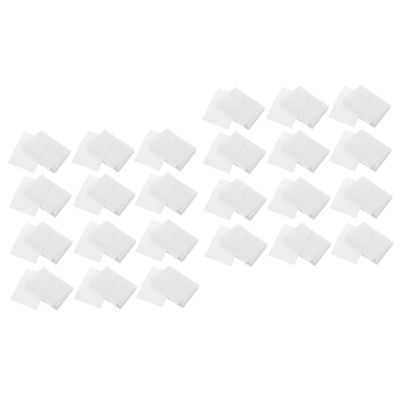FOMIYES 40packs Cotton Pads Makeup Remover Toner Pads Gentle Facial Cleansing Dry Wipe Cotton Rounds