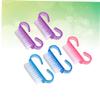 NOLITOY 5 Pack Hand Brush Nail Cleaner Gentle Bristle Dust Brush Nail Scrub for Hand Foot Cleaning Random Color view 3