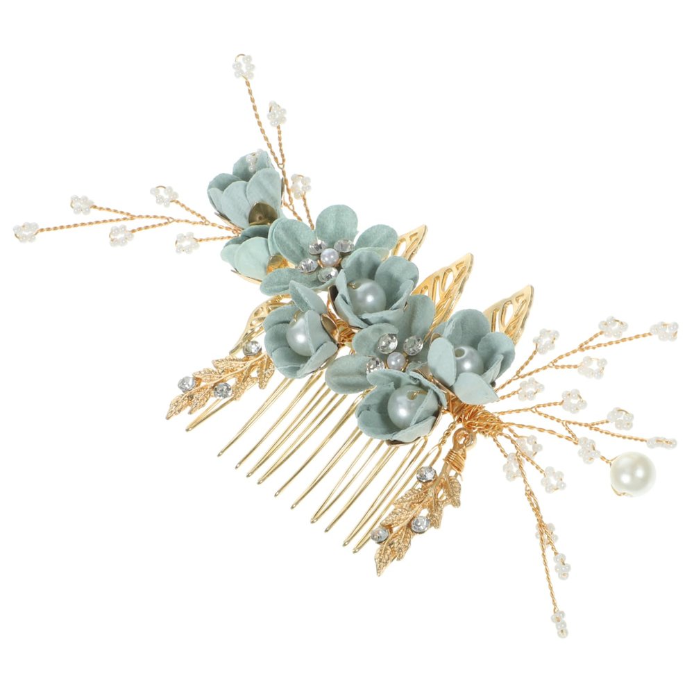 Beatifufu 2pcs Fashion Hair Comb for Brides Rhinestone Headdress Accessories Bridal Hair Decoration for Weddings Parties and Special Occasions