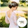 Beatifufu 2pcs Fashion Hair Comb for Brides Rhinestone Headdress Accessories Bridal Hair Decoration for Weddings Parties and Special Occasions view 2