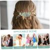 Beatifufu 2pcs Fashion Hair Comb for Brides Rhinestone Headdress Accessories Bridal Hair Decoration for Weddings Parties and Special Occasions view 3