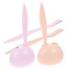NOLITOY 4pcs Eyebrow Trimmer Mini Makeup Tools for Beginners Safe Portable Eyebrow Razors Romantic Purple for Precise Facial Hair Grooming view 1