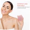 Outanaya 2pcs Portable Ultra Thin Loose Powder Case with Mirror and Puff Makeup Container for Women for Blush Glitter and Cosmetics Storage view 2