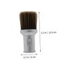SOESFOUFU 3pcs Salon Hair Duster Brush for Hair Removal and Cleaning Hairdressing Tool for Barbers and Salons Silver Neck Duster Brush for Shaving and Cutting view 3