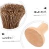 Didiseaon Barber Neck Duster Brush Wooden Handle Soft Bristles for Gentle Hair Removal for Hair Salon and Home Use Grooming Tool for Men and Women view 3