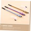 Baluue 9pcs Double Head Eyebrow and Eye Shadow Brush with Bendable Spiral Design Portable Makeup Tool for Eyebrows and Eyelashes for Travel and Everyday Use view 2