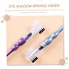 Baluue 9pcs Double Head Eyebrow and Eye Shadow Brush with Bendable Spiral Design Portable Makeup Tool for Eyebrows and Eyelashes for Travel and Everyday Use view 3