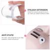 Baluue 4pcs Eyelash Pad Silicone Forehead Stickers for Easy False Eyelash Application Anti- for Sensitive Skin for Beauty Salons and Home Use Transparent Pink view 2