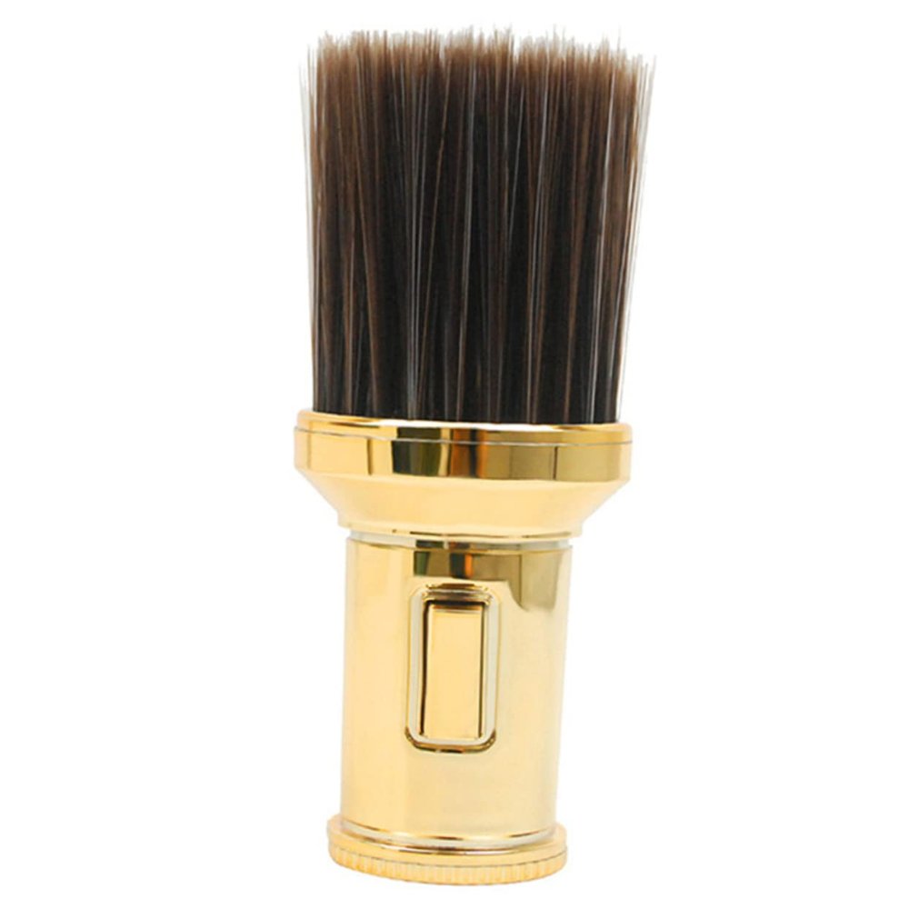 Gogogmee Broken Hair Brush Professional Neck Duster Brush for Hair Cutting Shaving Easy Cleaning for Barbers Personal Use Handle Sturdy Bristles