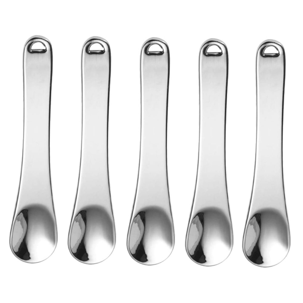 Ipetboom 5pcs Makeup Scoop Spatula Beauty Scoops for Creams Skincare Spoon Eye Face Applicators