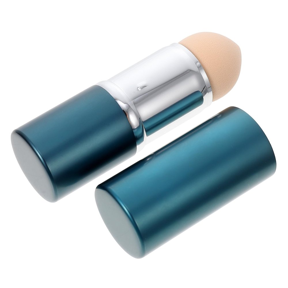 Baluue Volcanic Stone Oil Absorbing Roller Stick Dual-sided Facial Massager Makeup Sponge for Oily Skin Control Portable Beauty Tool for Removal