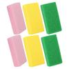 Ipetboom 6pcs Handheld Foot Exfoliating File Durable Pumice Stone Foot Scrubber for Dead Skin and Callus Removal Reusable Pedicure Exfoliator Tool in Bright Colors view 1