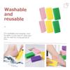 Ipetboom 6pcs Handheld Foot Exfoliating File Durable Pumice Stone Foot Scrubber for Dead Skin and Callus Removal Reusable Pedicure Exfoliator Tool in Bright Colors view 4