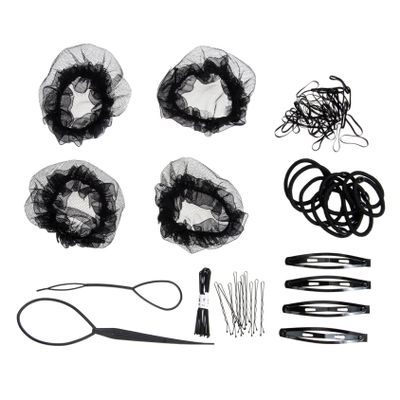 Baluue Hair Nets for Women Girls Elastic Net Hair Ties Bun Invisible Dance Accessories
