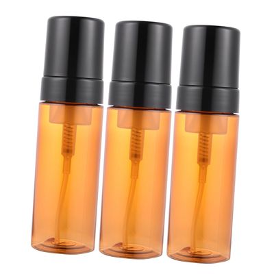 PAMINGONO 3pcs Plastic Bottles Lotion Bottle Pump Reusable Foam Dispenser for Travel Refillable Containers for Shampoo Body Wash Soap