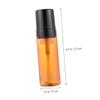 PAMINGONO 3pcs Plastic Bottles Lotion Bottle Pump Reusable Foam Dispenser for Travel Refillable Containers for Shampoo Body Wash Soap view 2