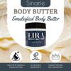 Sinarie Emulsified Body Butter - Luxurious Moisturizing Lotion with Shorea, Squalane, Coconut Oil & Kokum Butter, 4 oz (4 oz., Eira - Unscented) view 2