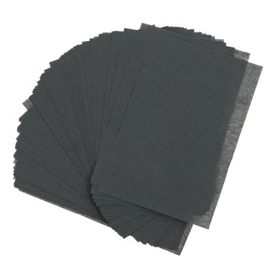 WOONEKY 2sets Bamboo Charcoal Oil Absorbing Tissues Portable Double-sided Blotting Paper for Oily Skin for Men Women for Home Gym Office Use