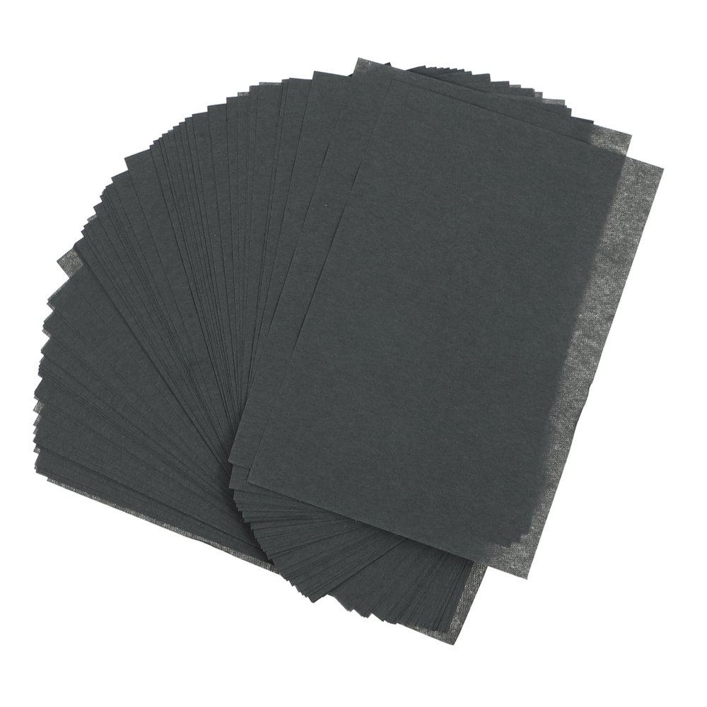 WOONEKY 2sets Bamboo Charcoal Oil Absorbing Tissues Portable Double-sided Blotting Paper for Oily Skin for Men Women for Home Gym Office Use