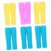 NOLITOY 18pairs Cuticle Nipper Handle Grip Nail Cutter Silicone Sleeves Comfortable Handle Covers for Easy Manicure Random Color view 1