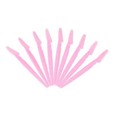 FOMIYES 30pcs Portable Stainless Steel Eyebrow Razors Simple Trimmers for Women Travel-friendly Facial Pink Easy to Clean and Store