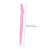 FOMIYES 30pcs Portable Stainless Steel Eyebrow Razors Simple Trimmers for Women Travel-friendly Facial Pink Easy to Clean and Store view 2