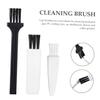 NOLITOY 30pcs Mini Cleaning Brush for Electric Shaver Trimmer Razor Compact Design for Keyboard Fan Dashboard Dust Removal Black White Color view 4