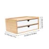 WOONEKY Cosmetics Storage Box 1pc Desktop Organiser Pen Brush Holders Skin Organizer view 3