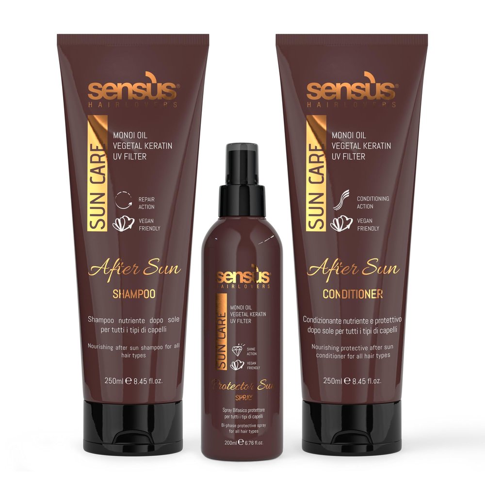 After Sun Hair Recovery Kit - To Clean, Nourish, Reparing and Protect