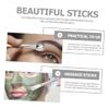 IWOWHERO Eye Cream Applicator Stick Facial Massage Tool for Skincare Portable Spoon Spatula for Girls Reduces Dark Circles and Easy to view 3
