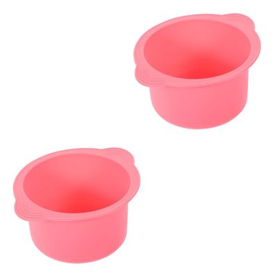 Beatifufu 2pcs Scented Wax Melt Warmer Liner Silicone Bowl for Hair Removal Electric Wax Warmer Bowl Replacement