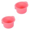 Beatifufu 2pcs Scented Wax Melt Warmer Liner Silicone Bowl for Hair Removal Electric Wax Warmer Bowl Replacement view 1
