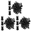 Beatifufu 300pcs Eyelash Glue Bottle Nozzle Needles Blocking Tools for Lash Extensions Precision Applicator for for Eyelash Adhesive view 1