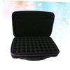 COLLBATH Portable Essential Oil Carrying Case Bottle Organizer for Travel Shockproof Storage Box for Essential Oil Bottles Zipper Design Compact and Easy to Carry view 2