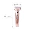 FOMIYES Ladies Electric Razor Hair Removal Machine Rechargeable Washable Trimmer for Smooth Shaving of Armpit and Bikini Area Gentle Painless Design with Heads view 3