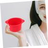 Didiseaon 2sets Silicone Wax Warmer Liner Bowls for Hair Removal Facial Masks Wax Pot Replacement Stirring Sticks view 2
