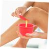 Didiseaon 2sets Silicone Wax Warmer Liner Bowls for Hair Removal Facial Masks Wax Pot Replacement Stirring Sticks view 4