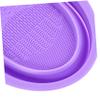 SOESFOUFU 1set Silicone Makeup Brush Cleaning Bowl Set Cleaning Tool for Brushes Versatile Uses for Makeup Dishwashing Stylish Purple Design view 4