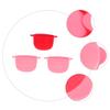 Didiseaon 3pcs Silicone Waxing Bowl Non-stick Hair Removal Tool Wax Bean Melting Pot for Home Salon Random Color view 4