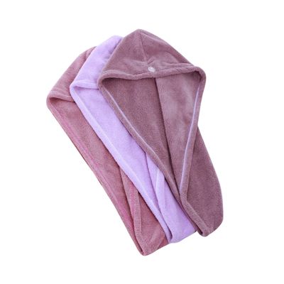 Didiseaon 3pcs Coral Fleece Hair-Drying Towel Fast Drying Super Absorbent Hair Wraps for Women for Shower Bath and Daily Use Random Colors