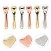 Didiseaon 6pcs Eye Cream Spoon Metal Eye Massage Stick for Skincare Lightweight and Portable Makeup Spatula for Creams and Lotions Easy to Clean and Store for Daily Use Random Color view 2