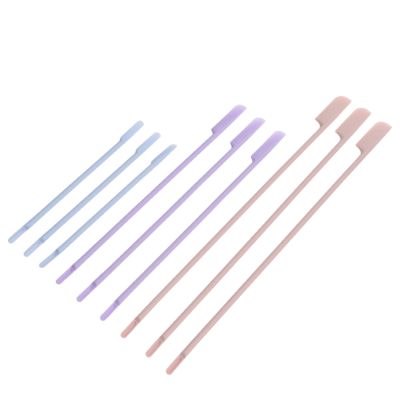 Didiseaon 9pcs Makeup Tools Silicone Beauty Spatula Makeup Scaper Applicator Non-slip Handle for Lotion Shampoo Conditioner