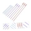 Didiseaon 9pcs Makeup Tools Silicone Beauty Spatula Makeup Scaper Applicator Non-slip Handle for Lotion Shampoo Conditioner view 3