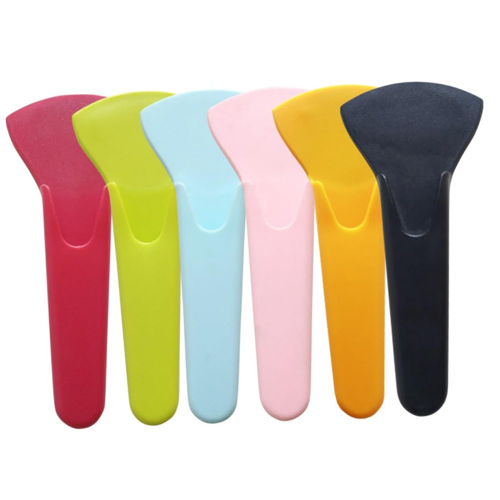 FOMIYES 6pcs Scissor Cases for Hairstylists Magnetic Scissor Covers Protectors Protector Cover for Salon Material Smooth Magnet Design