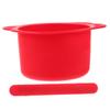 Didiseaon 2 Sets Hair Removal Wax Warmer Bowl High-temperature Resistant Silicone Liner for Wax Melt Warmer view 1