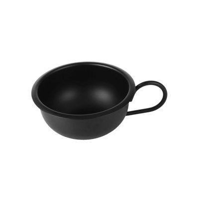 FRCOLOR Durable Metal Shaving Bowl for Men Practical Shaving Soap Bowl for Home and Barber Use Simple Design for Easy Storage and Convenience