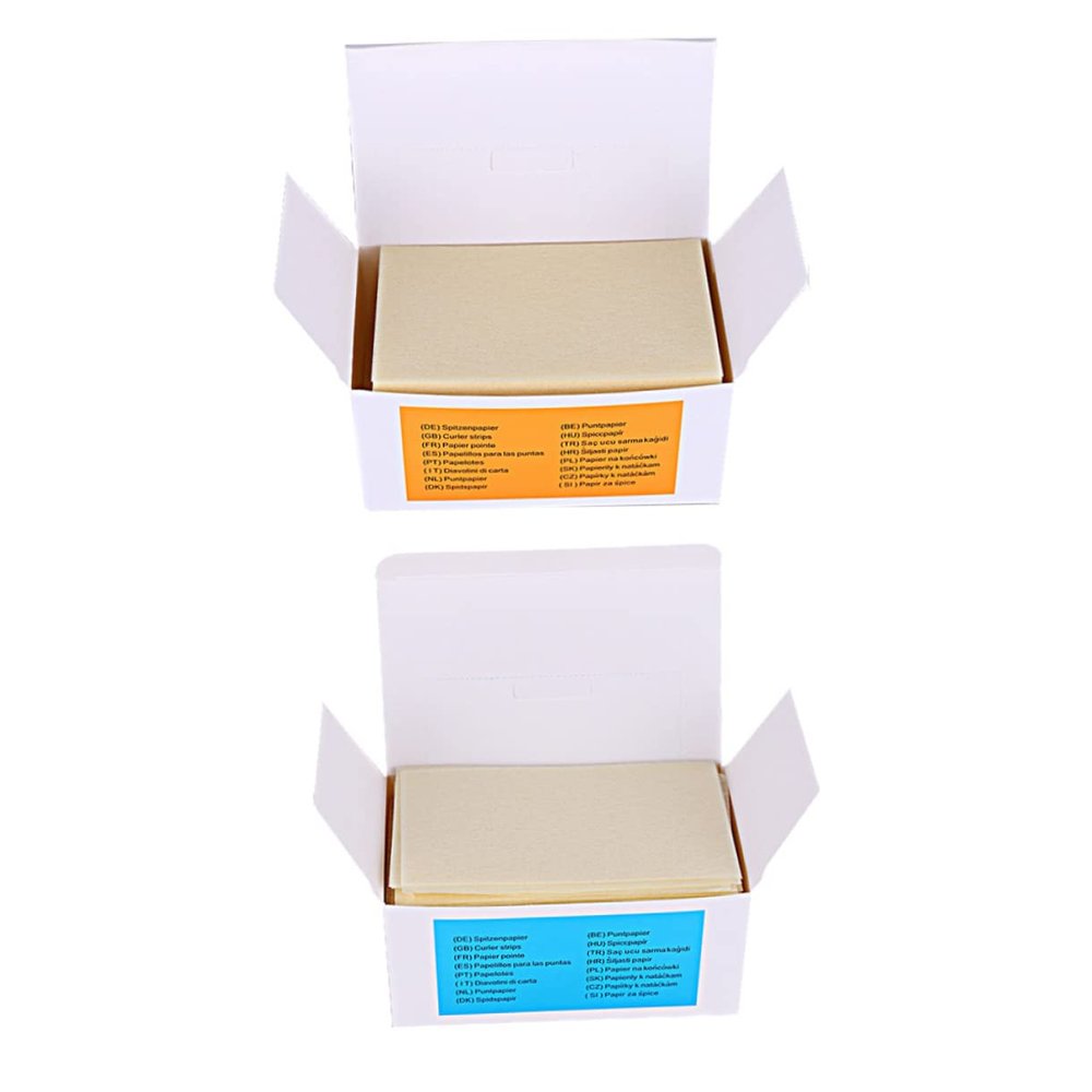 Baluue Ultra-thin Hair Perming Paper High Temperature Resistant Hairdressing Supplies of Eco-friendly Perm Papers for Cold Hot Hair Treatments for Salon Home Use
