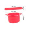 NOLITOY 2pcs Silicone Wax Melt Warmer Liner Replacement Bowl for Hair Removal Waxing Smooth Non-stick Heat Resistant Bowl view 4