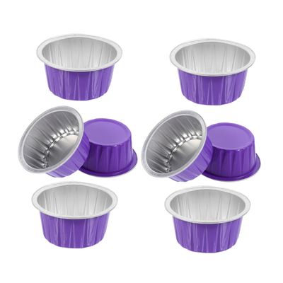 FOMIYES 8pcs Aluminum Foil Wax Melting Bowls for Hot Wax Kit Hair Removal Sugaring Supplies